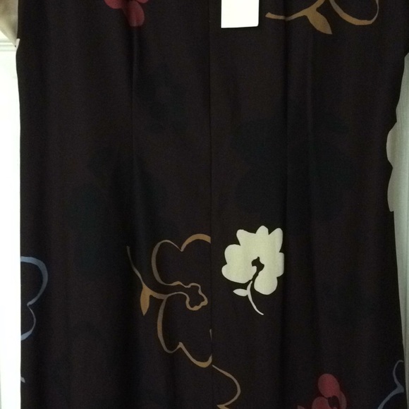 RJR.John Rocha - Plum floral print side pleat midi - Picture 8 of 8